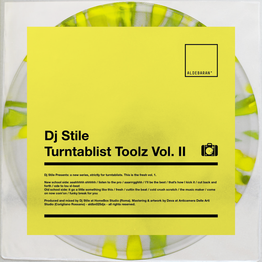 DJ STILE - TURNTABLIST TOOLZ VOL. II 7" CLEAR SPLATTER