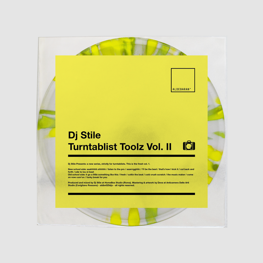 DJ STILE - TURNTABLIST TOOLZ VOL. II 7" CLEAR SPLATTER
